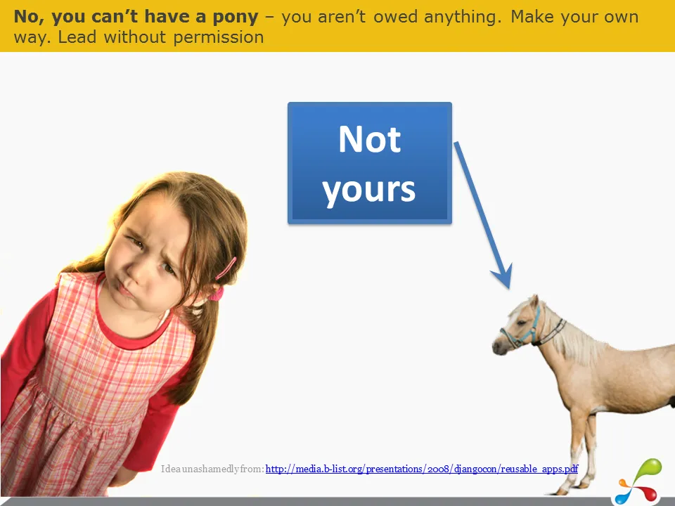 No you can’t have a pony